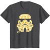 image:imageStar Wars Popcorn Stormtrooper Helmet TShirtDark Heather Grey
