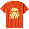 image:imageStar Wars Popcorn Stormtrooper Helmet TShirtOrange