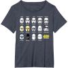 image:imageStar Wars Saga Guide Evolution of a Stormtrooper TShirtHeather Blue