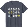 image:imageStar Wars Saga Guide Evolution of a Stormtrooper TShirtHeather Blue
