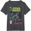 image:imageStar Wars Stormtrooper Battle Vintage Comic Book Cover TShirtDark Heather Grey