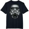 image:imageStar Wars Stormtrooper Battle Worn Helmet Graphic TShirt TShirtBlack