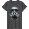 image:imageStar Wars Stormtrooper Battle Worn Helmet Graphic TShirt TShirtDark Heather Grey