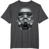 image:imageStar Wars Stormtrooper Battle Worn Helmet Graphic TShirt TShirtDark Heather Grey
