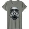 image:imageStar Wars Stormtrooper Battle Worn Helmet Graphic TShirt TShirtOlive Heather
