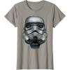 image:imageStar Wars Stormtrooper Battle Worn Helmet Graphic TShirt TShirtSlate Grey