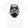 image:imageStar Wars Stormtrooper Battle Worn Helmet Graphic TShirt TShirtWhite