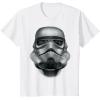 image:imageStar Wars Stormtrooper Battle Worn Helmet Graphic TShirt TShirtWhite