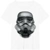 image:imageStar Wars Stormtrooper Battle Worn Helmet Graphic TShirt TShirtWhite