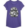 image:imageStar Wars Stormtrooper Camo Helmet Graphic TShirtPurple Heather