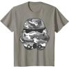 image:imageStar Wars Stormtrooper Camo Helmet Graphic TShirtSlate Grey