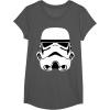 image:imageStar Wars Stormtrooper Classic Helmet TShirt TShirtAsphalt Grey