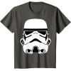 image:imageStar Wars Stormtrooper Classic Helmet TShirt TShirtAsphalt Grey