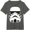 image:imageStar Wars Stormtrooper Classic Helmet TShirt TShirtAsphalt Grey