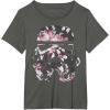 image:imageStar Wars Stormtrooper Floral Helmet TShirtAsphalt Grey