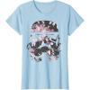 image:imageStar Wars Stormtrooper Floral Helmet TShirtBaby Blue