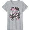 image:imageStar Wars Stormtrooper Floral Helmet TShirtHeather Grey