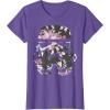 image:imageStar Wars Stormtrooper Floral Helmet TShirtPurple Heather