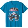 image:imageStar Wars Stormtrooper Floral Helmet TShirtSapphire Blue