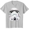 image:imageStar Wars Stormtrooper Geometric Prism Graphic TShirt TShirtSilver Grey