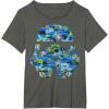 image:imageStar Wars Stormtrooper Hawaiian Print Helmet TShirt C2 TShirtAsphalt Grey