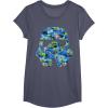 image:imageStar Wars Stormtrooper Hawaiian Print Helmet TShirt C2 TShirtHeather Blue