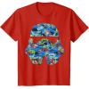image:imageStar Wars Stormtrooper Hawaiian Print Helmet TShirt C2 TShirtRed