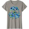 image:imageStar Wars Stormtrooper Hawaiian Print Helmet TShirt C2 TShirtSlate Grey