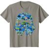 image:imageStar Wars Stormtrooper Hawaiian Print Helmet TShirt C2 TShirtSlate Grey