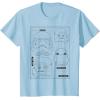 image:imageStar Wars Stormtrooper Helmet Diagram TShirt TShirtBaby Blue