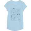 image:imageStar Wars Stormtrooper Helmet Diagram TShirt TShirtBaby Blue