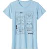 image:imageStar Wars Stormtrooper Helmet Diagram TShirt TShirtBaby Blue