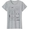 image:imageStar Wars Stormtrooper Helmet Diagram TShirt TShirtHeather Grey