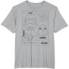 image:imageStar Wars Stormtrooper Helmet Diagram TShirt TShirtHeather Grey