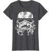 image:imageStar Wars Stormtrooper Helmet Floral Paisley Fill TShirtDark Heather Grey