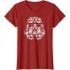 image:imageStar Wars Stormtrooper Helmet Icon TShirtCranberry Red