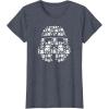 image:imageStar Wars Stormtrooper Helmet Icon TShirtHeather Blue