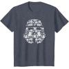 image:imageStar Wars Stormtrooper Helmet Icon TShirtHeather Blue