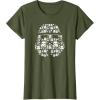 image:imageStar Wars Stormtrooper Helmet Icon TShirtOlive Green