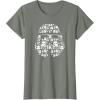 image:imageStar Wars Stormtrooper Helmet Icon TShirtOlive Heather