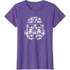 image:imageStar Wars Stormtrooper Helmet Icon TShirtPurple Heather