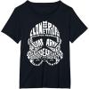 image:imageStar Wars Stormtrooper Helmet Words Typography TShirt TShirtBlack
