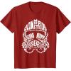 image:imageStar Wars Stormtrooper Helmet Words Typography TShirt TShirtCranberry Red