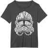 image:imageStar Wars Stormtrooper Helmet Words Typography TShirt TShirtDark Heather Grey