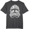 image:imageStar Wars Stormtrooper Helmet Words Typography TShirt TShirtDark Heather Grey
