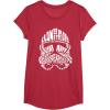 image:imageStar Wars Stormtrooper Helmet Words Typography TShirt TShirtRed Heather