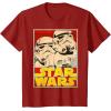 image:imageStar Wars Stormtrooper March Vintage Trading Card TShirt TShirtCranberry Red