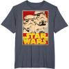 image:imageStar Wars Stormtrooper March Vintage Trading Card TShirt TShirtHeather Blue