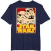 image:imageStar Wars Stormtrooper March Vintage Trading Card TShirt TShirtNavy Blue