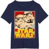 image:imageStar Wars Stormtrooper March Vintage Trading Card TShirt TShirtNavy Blue
